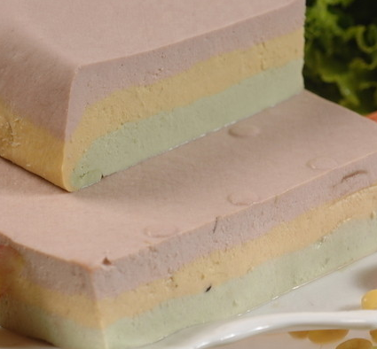 豆腐機(jī)制作彩色豆腐方法