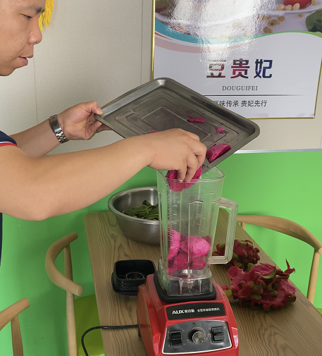 火龍果制作豆皮方法